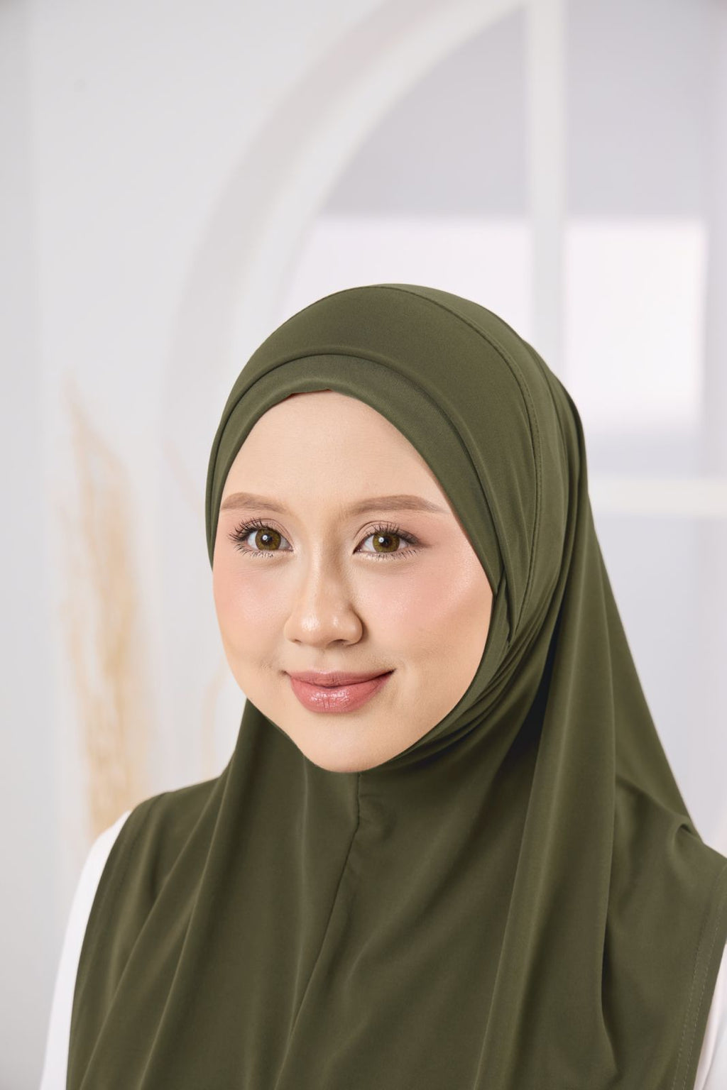 AFYA HIJAB IN DARK OLIVE