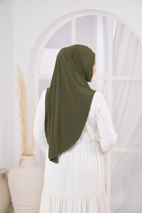 AFYA HIJAB IN DARK OLIVE