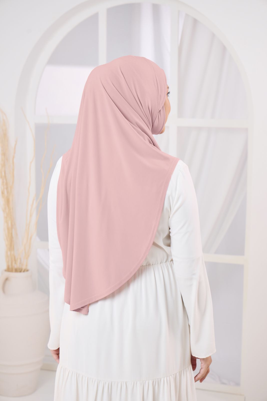 AFYA HIJAB IN PASTEL ROSE