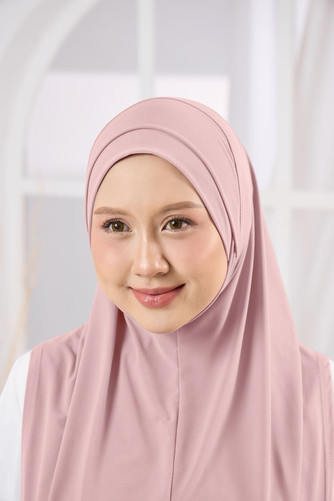 AFYA HIJAB IN PASTEL ROSE