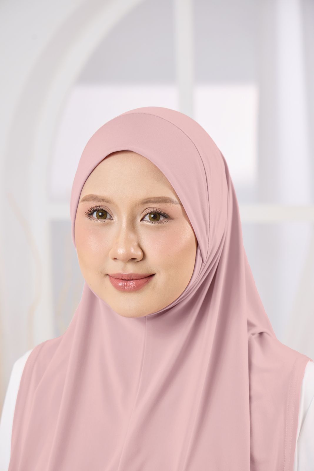 AFYA HIJAB IN PASTEL ROSE
