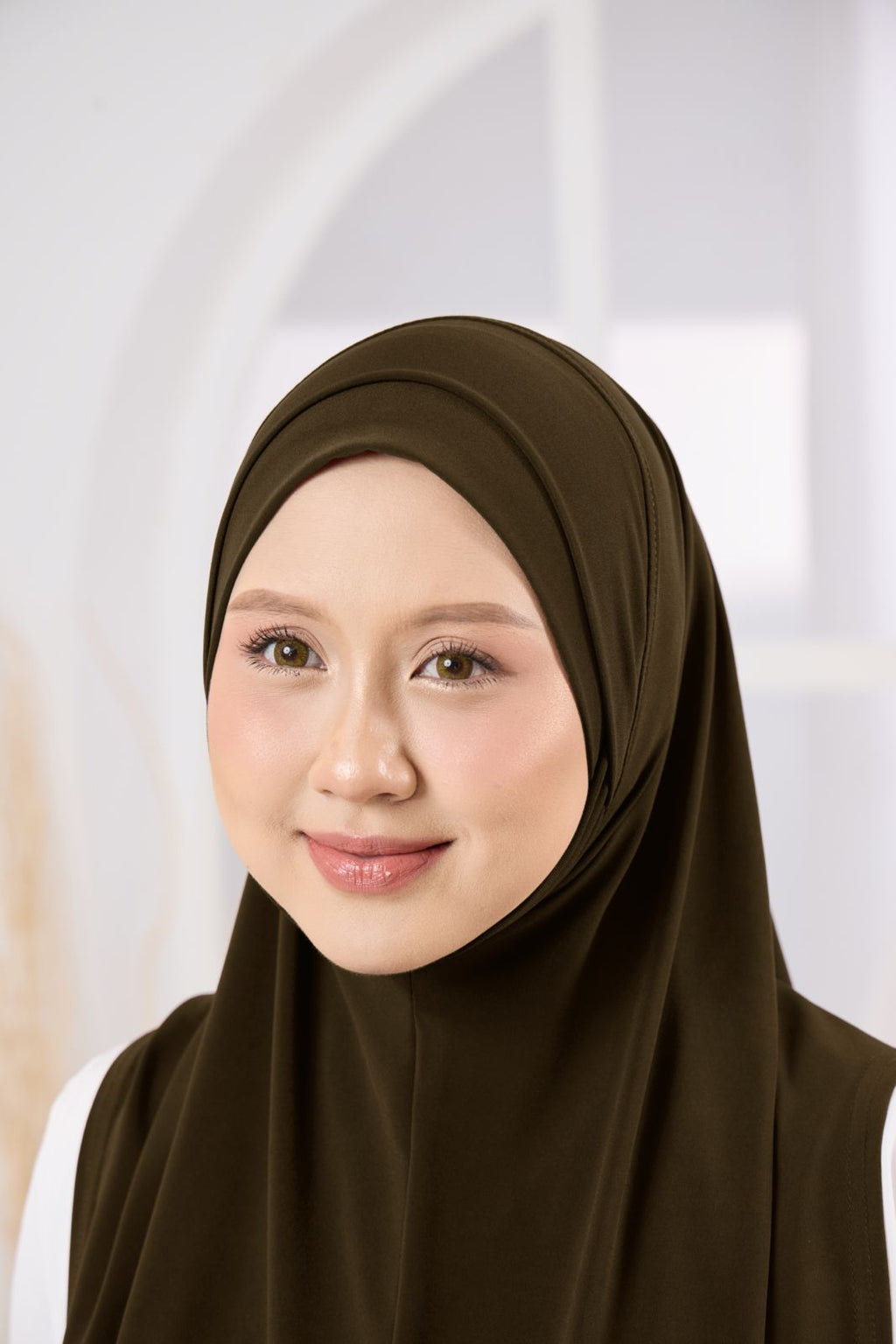 AFYA HIJAB IN DARK WALNUT