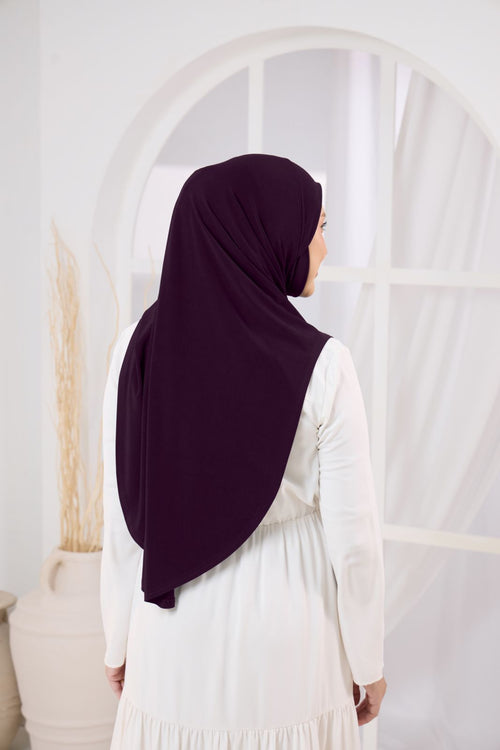AFYA HIJAB IN DARK PURPLE