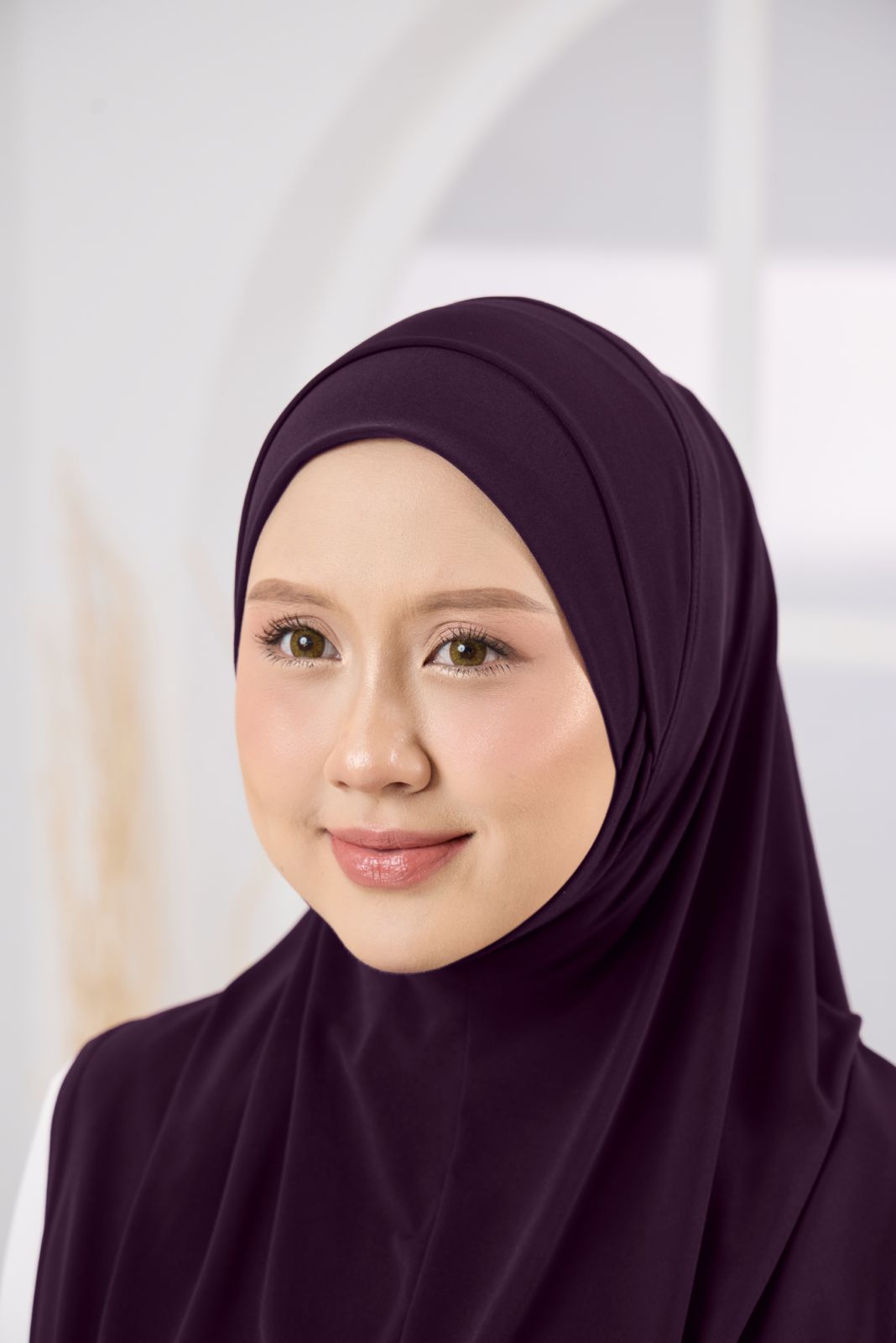AFYA HIJAB IN DARK PURPLE