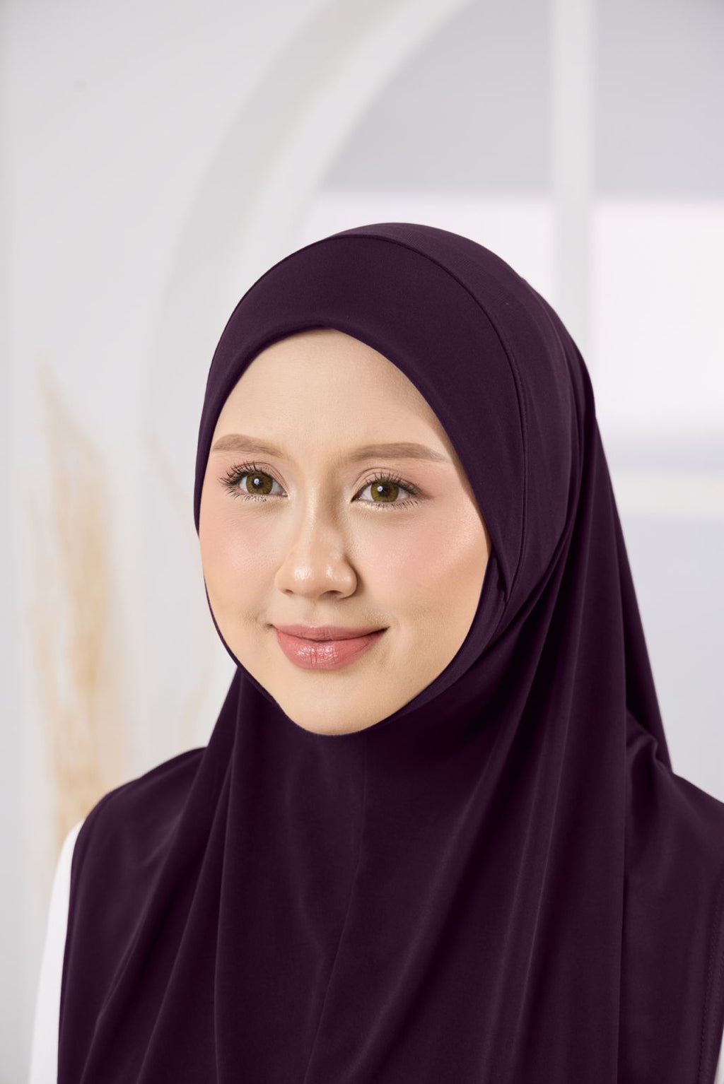 AFYA HIJAB IN DARK PURPLE