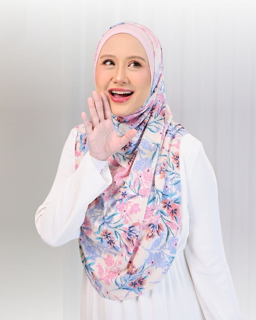 SHIYA HIJAB IN PASTEL PINK