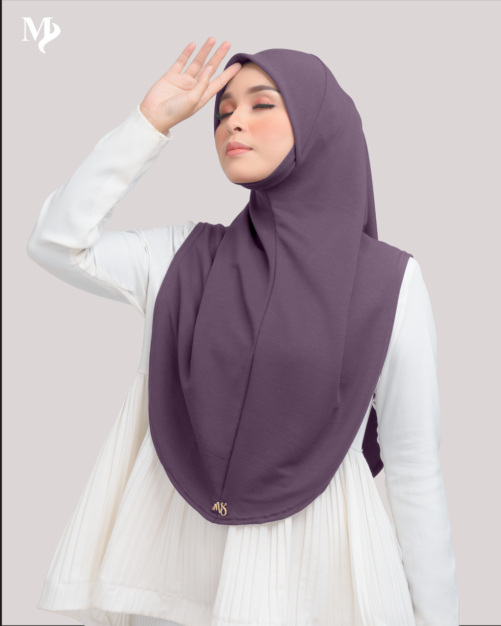 MARYAM SARUNG IN PLUM
