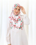 NUHA PRINTED IN  WHITE ROSE